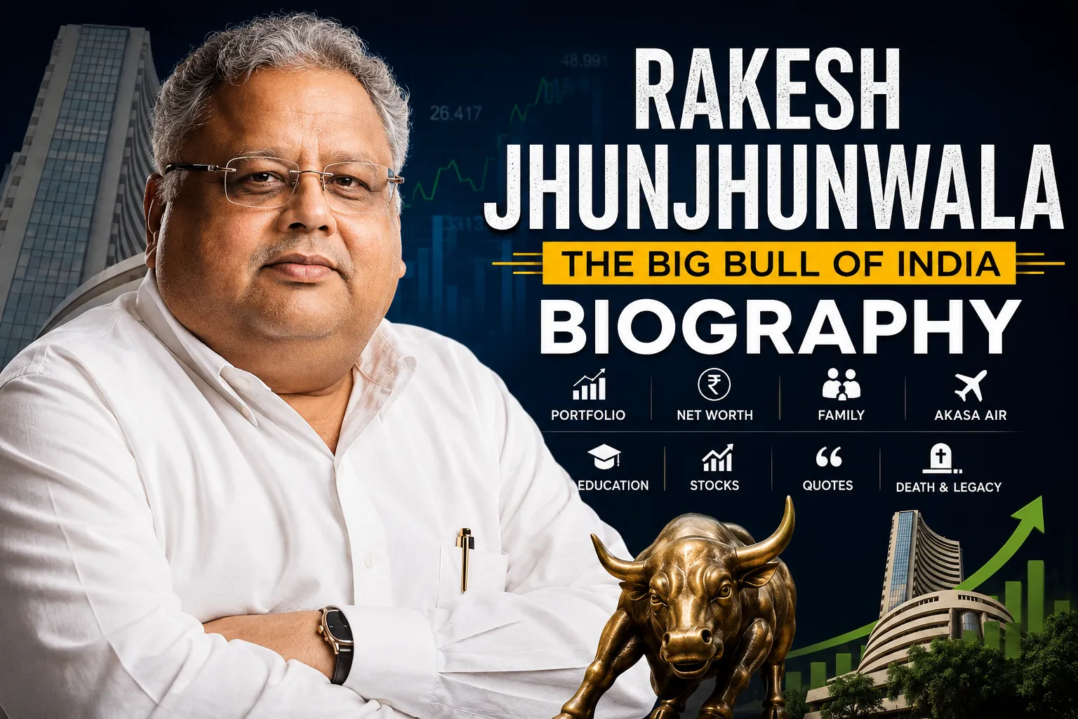Rakesh Jhunjhunwala Biography as on 2026 1 Rakesh Jhunjhunwala Biography & Portfolio