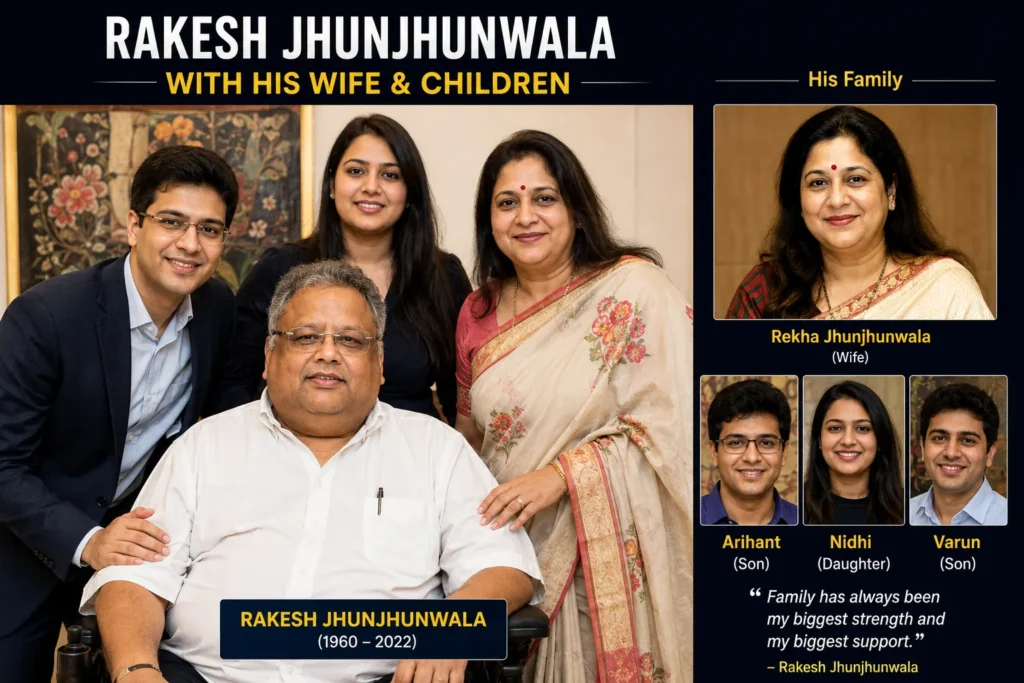 rakesh-jhunjhunwala-wife-son-daughter